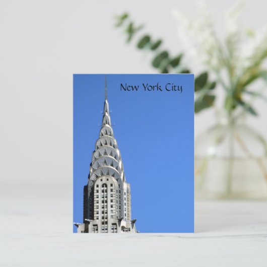 chrysler nyc briefkaart (Staand voorkant)