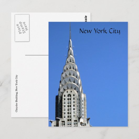 chrysler nyc briefkaart (Voorkant / Achterkant)