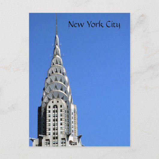 chrysler nyc briefkaart (Voorkant)