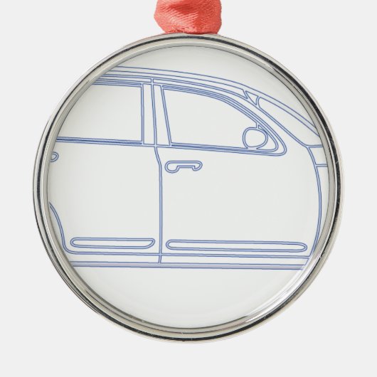 Chrysler PT Cruiser Metalen Ornament (Voorkant)