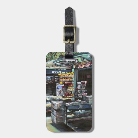 Chrysocolia Morning, Union Square, New York City Bagagelabel (Voorkant verticaal)