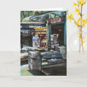 Chrysocolia Morning, Union Square, New York City, Kaart (Gele Bloem)