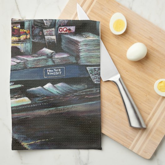 Chrysocolia Morning, Union Square, New York City Theedoek (Quarter Fold)