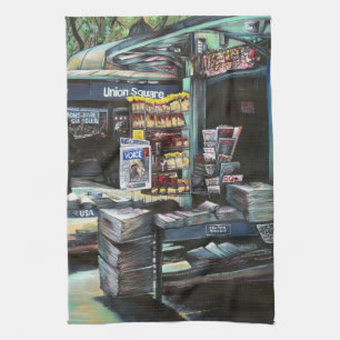 Chrysocolia Morning, Union Square, New York City Theedoek