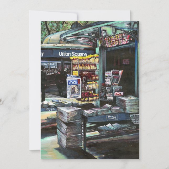 Chrysocolia Morning, Union Square, NYC (Voorkant)