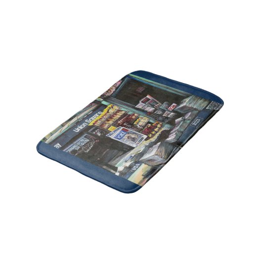 Chrysocolia Morning, Union Square, NYC Badmat (Gekanteld)