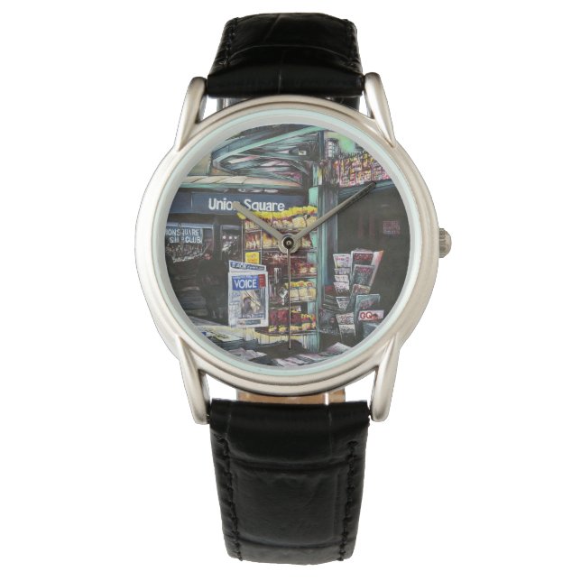 Chrysocolia Morning, Union Square, NYC Horloge (Voorkant)