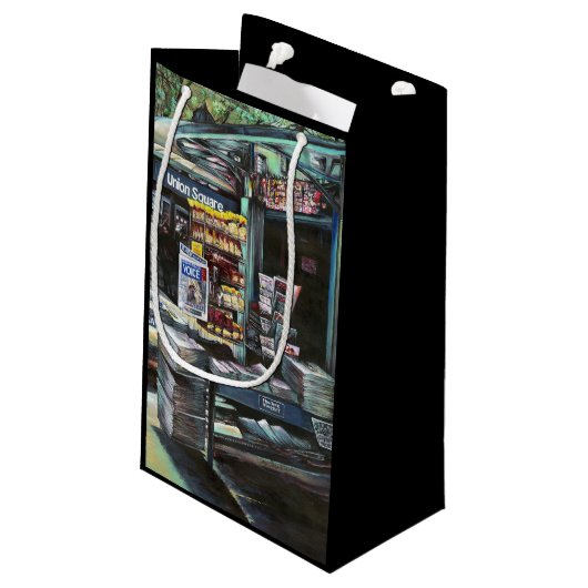 Chrysocolia Morning, Union Square, NYC Klein Cadeauzakje (Achterkant Gekanteld)