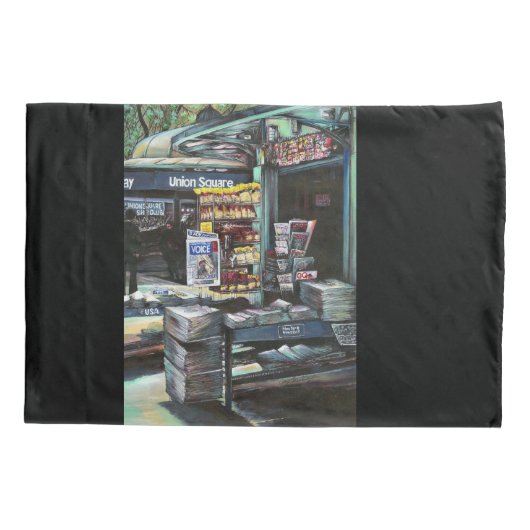 Chrysocolia Morning, Union Square, NYC Kussensloop (Achterkant)