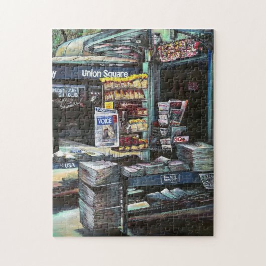 Chrysocolia Morning, Union Square, NYC Legpuzzel (Verticaal)
