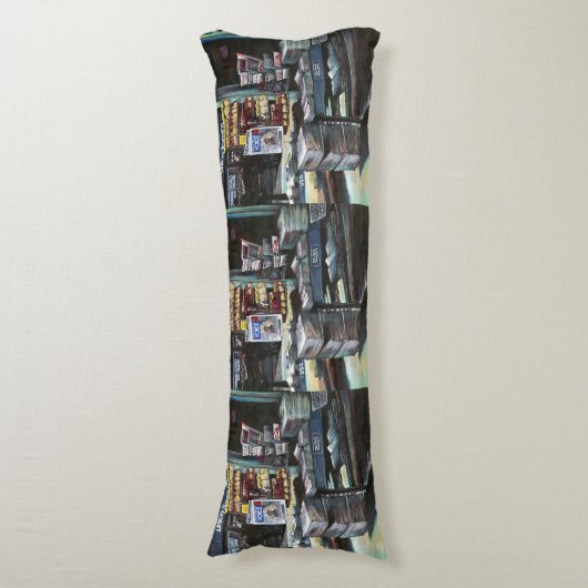 Chrysocolia Morning, Union Square, NYC Lichaamskussen (Voorkant Verticaal)