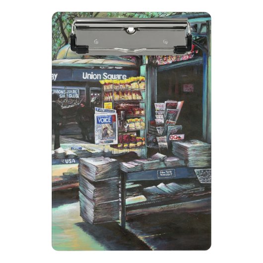 Chrysocolia Morning, Union Square, NYC Mini Klembord (Voorkant)