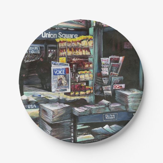 Chrysocolia Morning, Union Square, NYC Papieren Bordje (Voorkant)