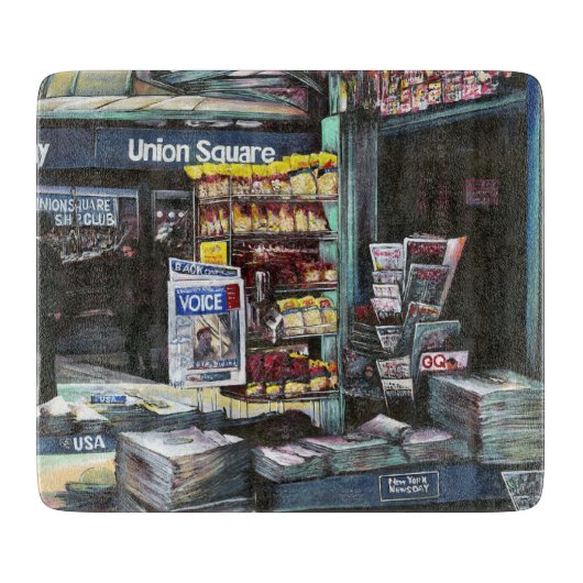 Chrysocolia Morning, Union Square, NYC Snijplank (Voorkant)