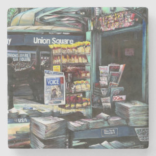 Chrysocolia Morning, Union Square, NYC Stenen Onderzetter