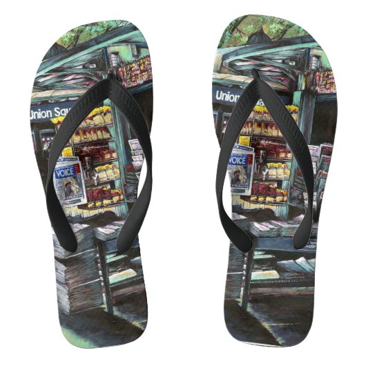 Chrysocolia Morning, Union Square, NYC Teenslippers (Voetbed)