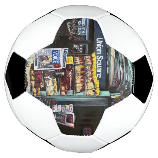 Chrysocolia Morning, Union Square, NYC Voetbal (Gedraaid)