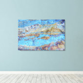 Chrysocolla (CuSiO3) Canvas Afdruk (Insitu (Houten vloer))