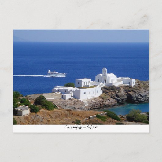 Chrysopigi - Sifnos Briefkaart (Voorkant)