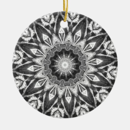 Chrystal Kaleidoscoop 05 Keramisch Ornament (Voorkant)