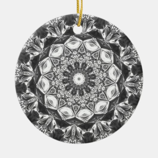 Chrystal Kaleidoscoop 07 Keramisch Ornament (Voorkant)