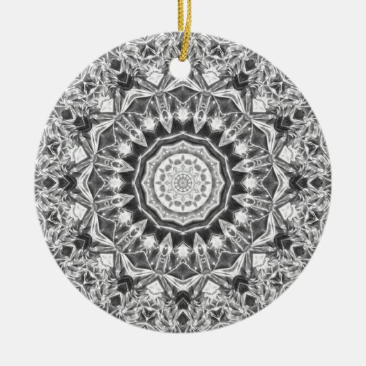 Chrystal Kaleidoscoop 08 Keramisch Ornament (Voorkant)