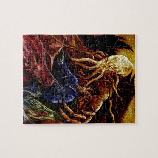 Chthulhu Domine Legpuzzel (Horizontaal)