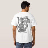 Chu Monkey t-shirt (Achterkant volledig)