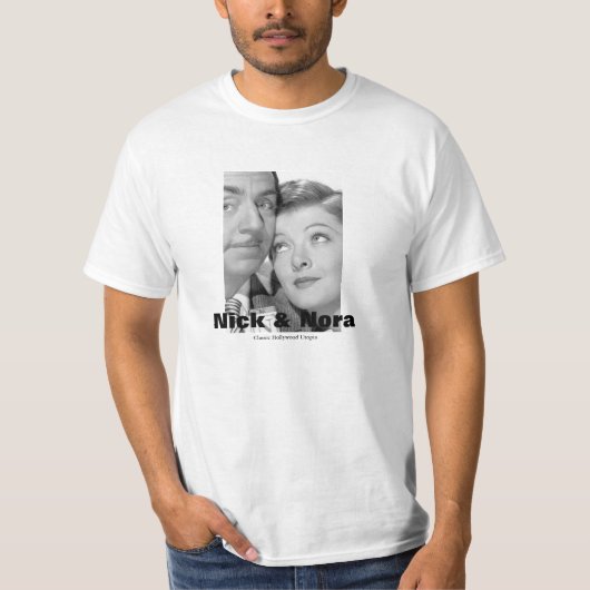 CHU Nick en Nora White t-shirt 1 (Voorkant)
