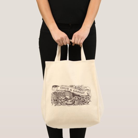 Chub & Carrot Voorzieningen  artwork Tote Bag (Voorkant (product))