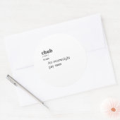 CHUB RONDE STICKER (Envelop)