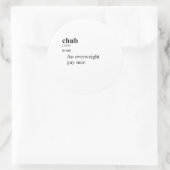 CHUB RONDE STICKER (Tas)