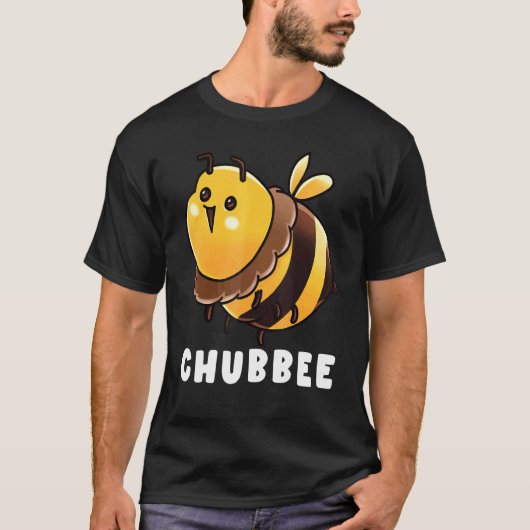 Chubbee-bijenhouder met overgewicht Apiary Honeybe T-shirt (Voorkant)