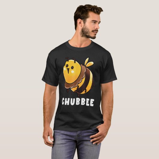 Chubbee-bijenhouder met overgewicht Apiary Honeybe T-shirt (Voorkant volledig)
