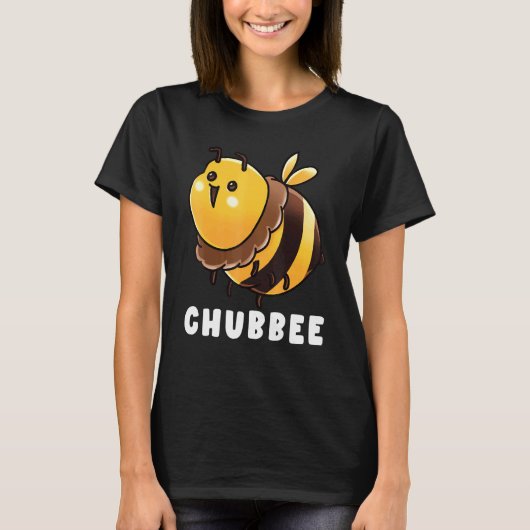 Chubbee-bijenhouder met overgewicht Apiary Honeybe T-shirt (Voorkant)