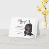 Chubbs The Wampug Birthday Card Kaart (Gele Bloem)