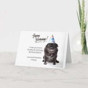 Chubbs The Wampug Birthday Card Kaart