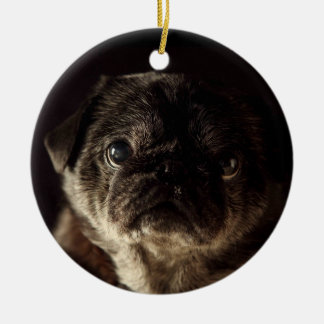 Chubbs The Wampug Black op Black Ornament