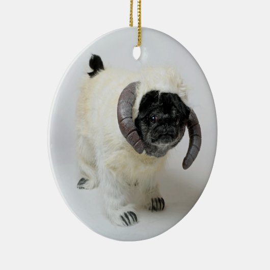 Chubbs The Wampug Kerstversiering Keramisch Ornament (Rechts)