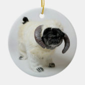 Chubbs The Wampug Kerstversiering Keramisch Ornament (Voorkant)