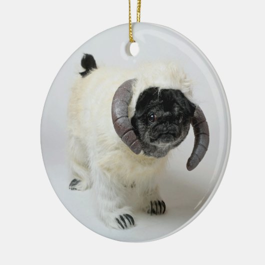 Chubbs The Wampug Kerstversiering Keramisch Ornament (Links)