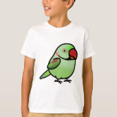 Chubby Alexandrine Indian Ringneck Parakeet T-shirt (Voorkant)
