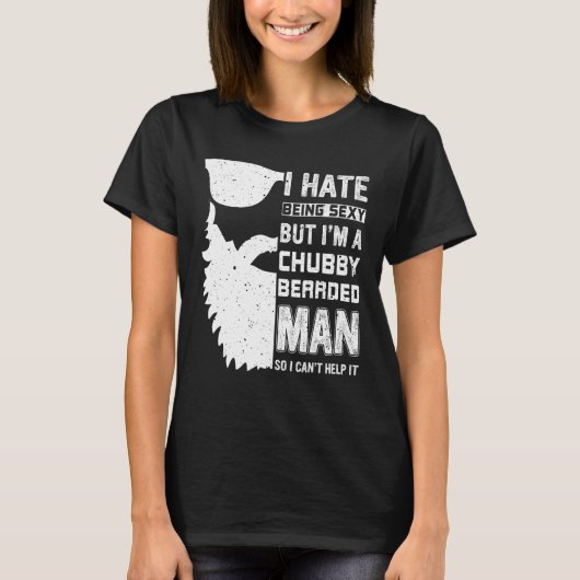 Chubby Bearded Man Sexy Beard and Mustache  7 T-shirt (Voorkant)