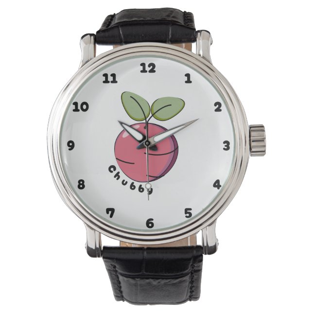Chubby Beet Horloge (Voorkant)