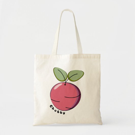 Chubby Beet Tote Bag (Voorkant)