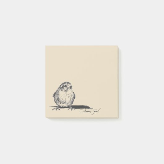 Chubby Bird Post-it Notes (Voorkant)