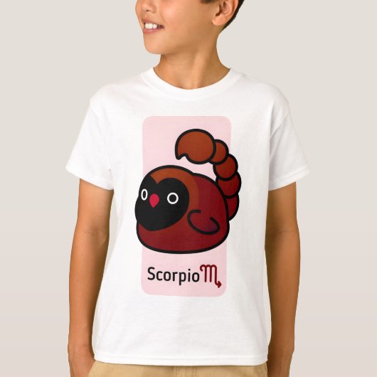 Chubby Bird Zodiac Scorpio T-shirt (Voorkant)
