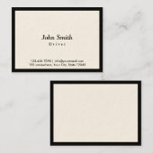 Chubby Black Border Driver Visitekaartje (Voorkant / Achterkant)