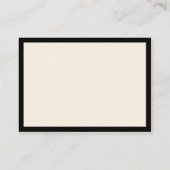 Chubby Black Border OB/GYN Visitekaartje (Achterkant)