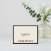 Chubby Black Border Optical Visitekaartje (Staand voorkant)